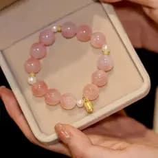 Pulseira feminina com contas de borboleta de vidro, pulseira fresca e combinada