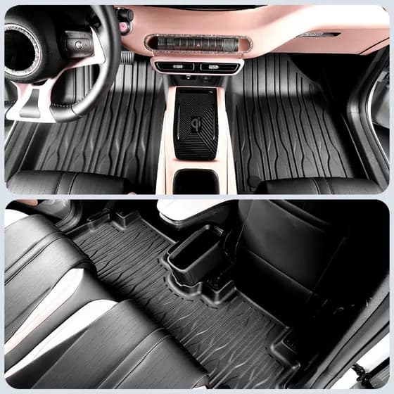 Adequado para 23-25 BYD ATTO1/Seagull Tapetes de carro TPE Tapetes especiais para porta-malas de carro