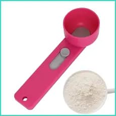 Colher De Proteína Em Pó Multifuncional Pequena Leite Funil Para Viajar Ginásio Casa Dormitório ningchbr