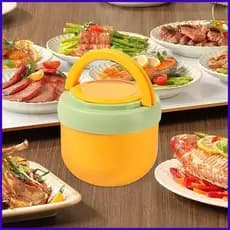 Frasco De Comida Isolado À Prova De Vazamento Vácuo Micro-Ondas Boca Larga Jarra De Sopa Térmica Tigela De Almoço Para A