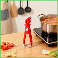 Anti Escaldadura Placa Pinça Isolamento Térmico Prato Retriever Pote Acessórios Tigela Suportes Para Alimentos Quentes M