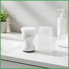 Escova De Limpeza Facial 2.8 Polegada Ferramentas De Beleza De Silicone De Ponta Dupla Esfoliação Para Casa Banho Tempo