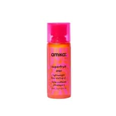 amika superfruit star óleo leve para modelagem de cabelo + proteção contra o calor |   proteção contra o calor, fortalec