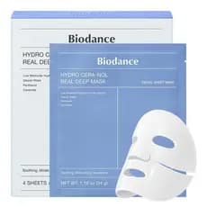 BIODANCE Hydro Cera-nol Real Deep Mask, Máscara Facial Hidratante Noturna em Hidrogel, Hidratante, Redutora de Vermelhid
