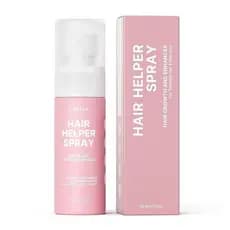 Spray Hair Helper - Sérum de Crescimento com Biotina e Óleo de Rícino - Tratamento com Cafeína para Cabelos Mais Grossos