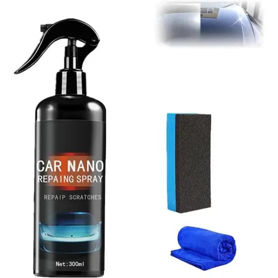 Spray de Revestimento Rápido 3 em 1 de Alta Proteção, Spray Multifuncional para Limpeza e Revestimento de Carros, Spray