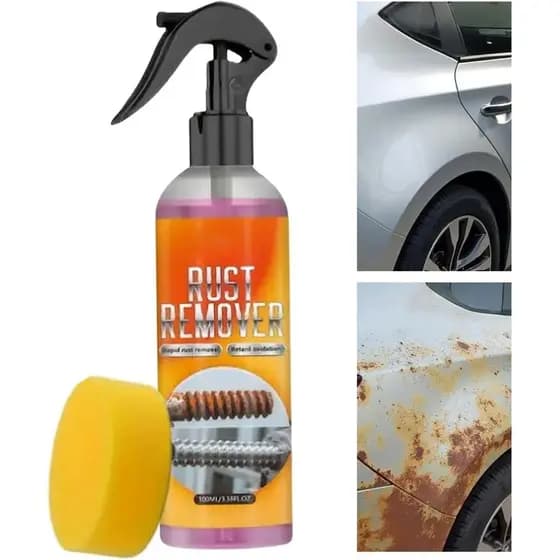 Spray Dissolvente de Oxidação, Líquido Removedor de Ferrugem de Metal 100ml, Fluido para Manutenção de Freios de Carro,