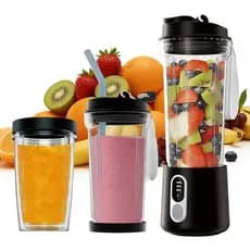 Liquidificador Portátil para Smoothies, Liquidificador Pessoal: Espremedor Elétrico de 500ML, 300 Watts, todos os Liquid