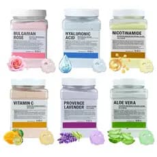 Máscara Facial Profissional de Gel Hidratante e Umectante, Peel-Off, para Spa, Hidratação Profunda e Brilho, 23 Fl Oz