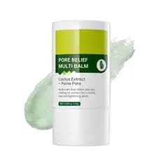 EELHOE Cactus Pore Relief Multi Balm Stick: Bálsamo Multiuso para Alívio dos Poros com Cacto |   Cuidado Facial Refresca