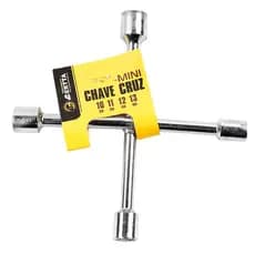 MINI CHAVE CRUZ 10-11-12-13MM DE AÇO INOX