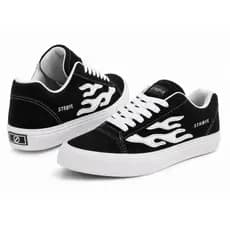 Tenis Unissex Casual Fogo Flame Urban Cano Baixo Confortavel Skate