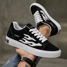 Tenis Feminino Casual Fogo Flame Urban Cano Baixo Confortavel Skate
