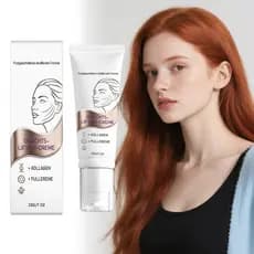 Creme Facial de Colágeno e Fullereno com Fórmula Suave para Cuidados Diários do Rosto