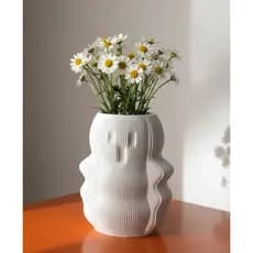 Vaso Decorativo Boo Fantasminha Elegante Minimalista Moderno