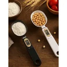 Colher Balança Medidora Pesagem de Alimentos Colher Digital de Pesar 0,1-500g Com Display LCD Linha Premium Para Cozinha