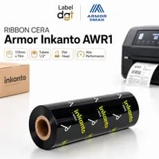 Ribbon Cera 110x74 Armor Inkanto AWR1 Impressora Zebra Argox Elgin Envios Logistica Ecommerce