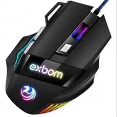 Mouse Para Jogo Gamer Ms G260 Preto Rgb Led 7 Botoes Exbom
