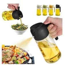 Borrifador Galheteiro Vidro 470ml Dosador Spray Pratico Azeite Vinagre