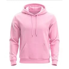Moleton Canguru Rosa Moletom básico Blusa Moletom