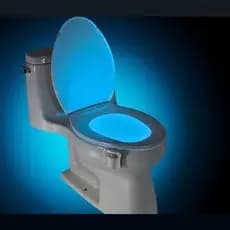 A Luz Led Noturna Auto Multi Cores Vaso Sanitário Banheiro