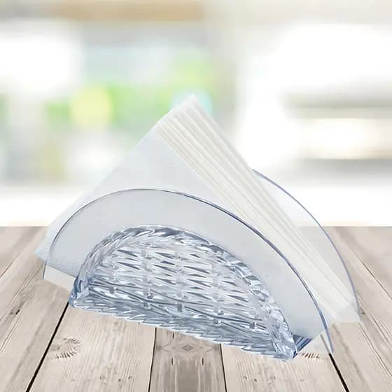 Porta Guardanapo de Mesa em Acrílico