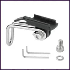 Bicicletas Garfo Luz Montagem Elegante Versátil Farol Suporte Dianteira Da Lâmpada Bicicleta Para Wyidhsbr