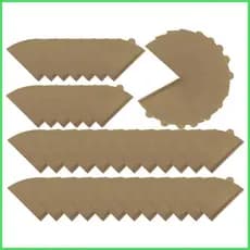 Filtros De Papel De Café Cone Gotejador De Polpa Natural 50 Peças Em Forma De V Papéis De Filtro De Gotejamento Para Cer