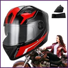 Capacetes Para Adultos Motocicleta Scooter À Prova De Vento Rosto Cheio Respirável Proteção Moto dyrfbr