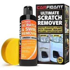 Carfidant Removedor de Arranhões e Marcas de Polimento – Kit de Reparação e Remoção de Arranhões na Pintura de Carros co