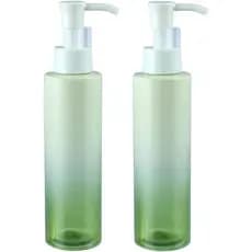 2PCS 120ml/4oz Empty Plastic Lotion Pump Press Bottles Soap Dispensers Refillable Coetic Makeup Essence Essential Oil Sa