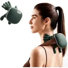 Massageador de Pescoço com Aquecimento, Massageador de Pescoço para Tecidos Profundos, Massageador Shiatsu para Ombros e