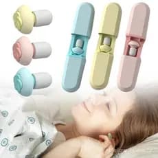 Tampão De Ouvido De Silicone/Redução De Ruídos/Antirriscos/À Prova Espuma De Memória