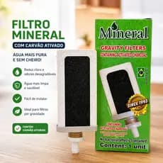 Vela Para Filtro De Barro Com Carvão Ativado Mineral
