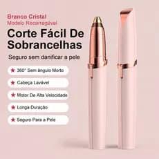 Depilador de Sombrancelha Buço Nariz Orelha Rosto Facial Elétrico Tira Pelos USB Recarregável Profissional Portátil