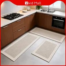 VIVID Tapete Passadeira Super Absorvente Piso De Banheiro Porta Antiderrapante De Cozinha
