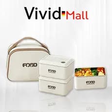 Vivid Marmita Inox 316 Bento Portátil com Bolsa Térmica Ideal Trabalho Escola