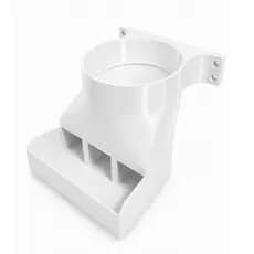 Comedouro Galinha Galo Frango Pintinho Cocho Milho Farelo Automático Anti Desperdício Tubo 100mm