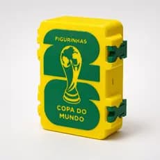 Organizador Estojo Porta Figurinhas Copa do Mundo 2026 Case Box Album Seleções