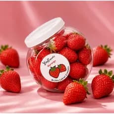 BEST Kit 25/50 Un Batom Brilho Labial Moranguinho Infantil