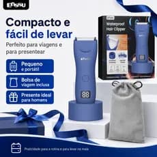 Aparador de Pelos Corporal Masculino USB À Prova d’Água Recarregável Presente para Homem