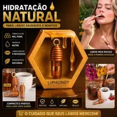 Gloss Labial Hidratação Prolongada na fragrância com sabor de Mel Gloss Com Chaveiro