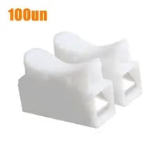kit 100 Conector de PreS8ão 2 via para fios duplo ou tripla Emenda Sem Solda Sem Parafusos S8