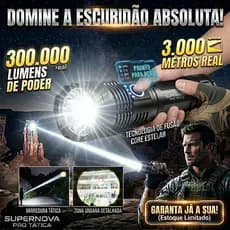 Lanterna LED mais poderosa 30000LM LED  forte luz táctica tocha grande luz recarregável S8