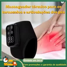 Massageador Elétrico Para Pés – Terapia Vibratória Aquecida Alívio Da Dor No Tornozelo , Relaxamento E Circulação