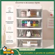 Desk Organizer with 4  Drawers, Pen, Makeup, Multipurpose Office