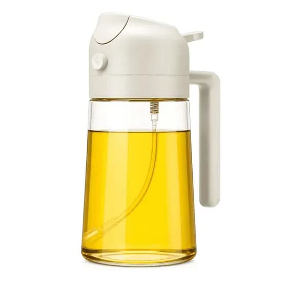 Galheteiro Pulverizador Borrifador 2 Em 1 Azeite Óleo Vinagre Vidro Premium