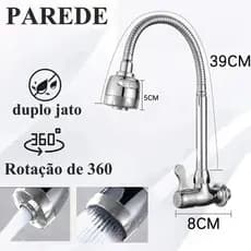 Cozinha Parede Torneira Pia Cozinha Chuveirinho Torneira