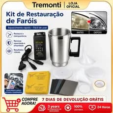 Kit Revitalizador Farol a Vapor Polímero Flocos Polimento