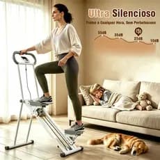 Simulador De Escalador De Escada Caminhada para Silencioso Com Tela LED Caminhada Aparelho Capacidade Para 150KG